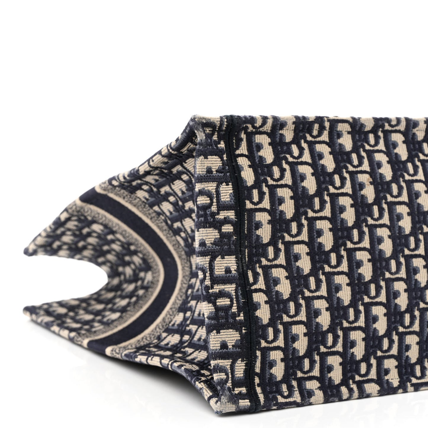 Oblique Large Book Tote Blue Multicolor