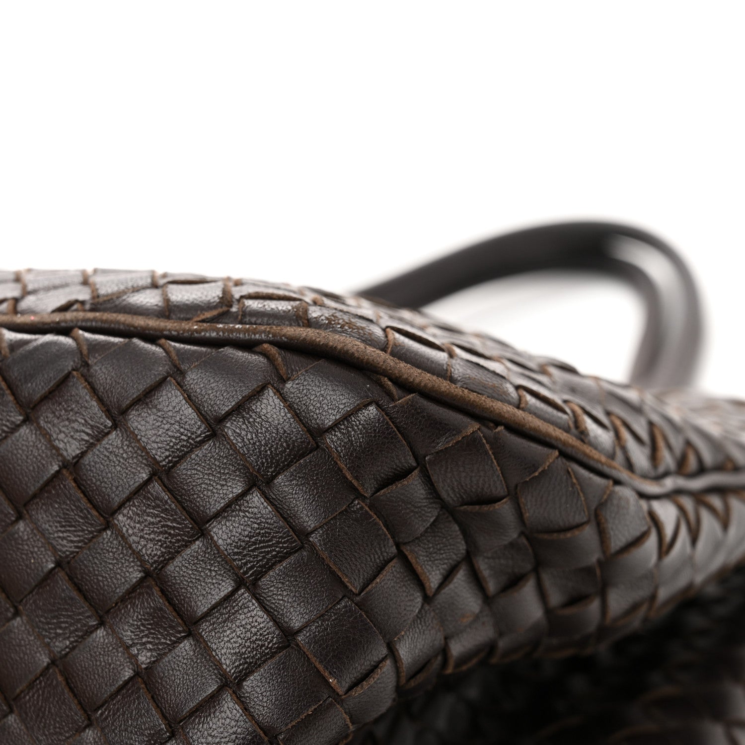 Bottega Veneta Nappa Intrecciato Woven Tote Ebano 10 of 14