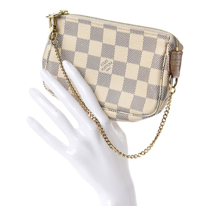 Louis Vuitton Damier Azur Mini Pochette Accessories 2 of 7