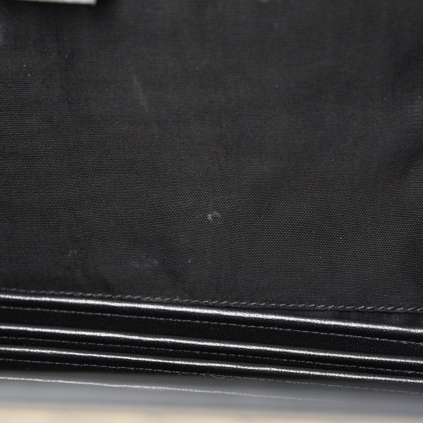X SEGA Calfskin GUCCY Stars Portfolio Bag Black Gold
