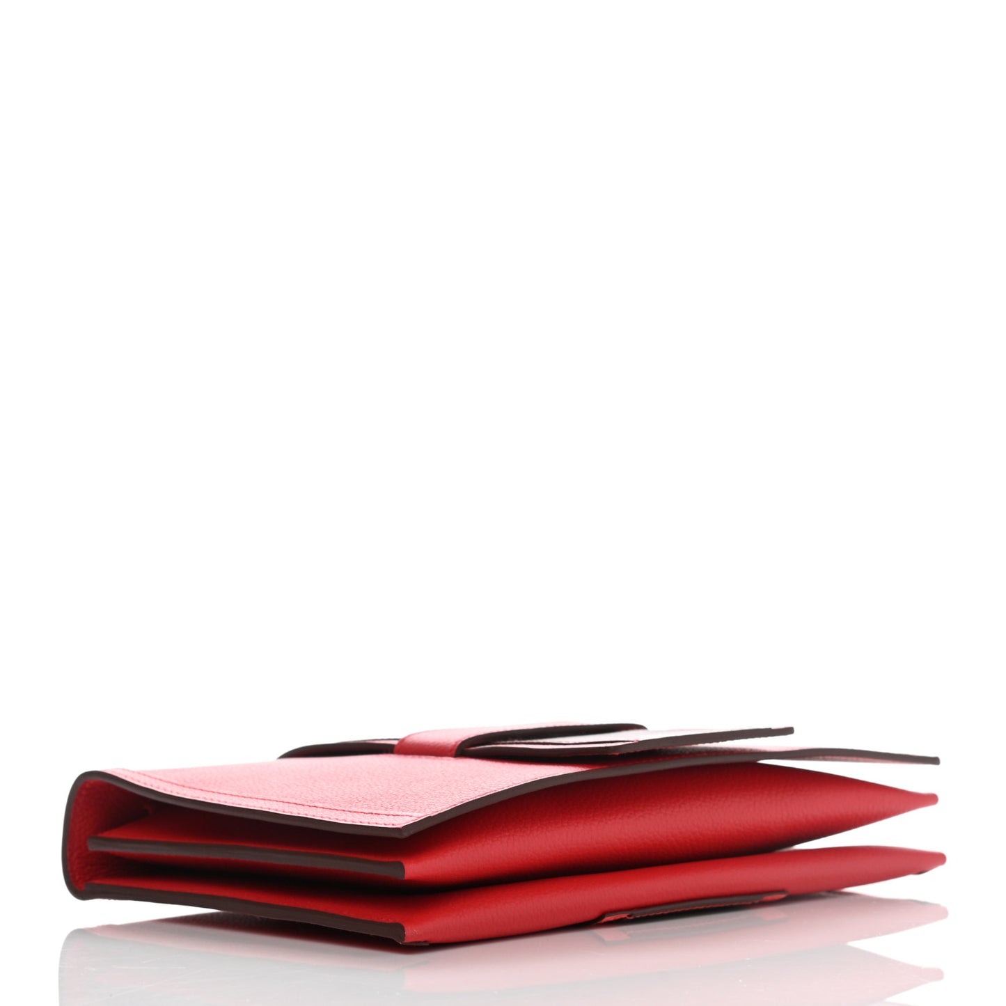 Evercolor H Passant Clutch Rouge De Coeur Rouge H Rose Texas