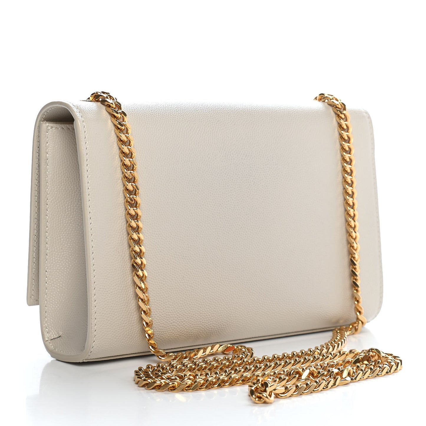 Grain De Poudre Small Monogram Kate Satchel Blanc Vintage
