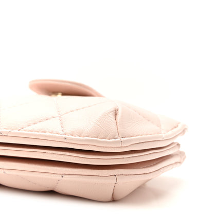 Chanel Lambskin Quilted Mini CC Chain Bag Light Pink 9 of 10