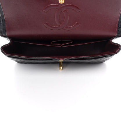 Chanel Caviar Quilted Medium Double Flap Black 6 of 15