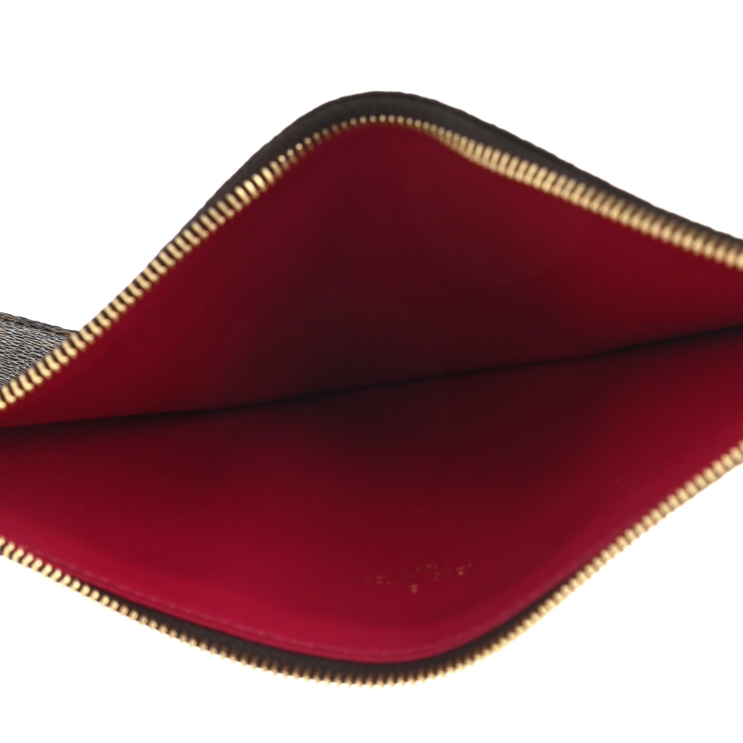 Monogram Felicie Chain Wallet Zippered Insert Fuchsia