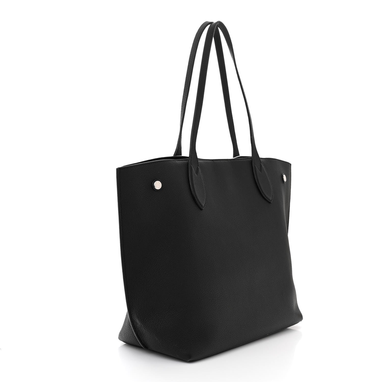 Louis Vuitton Calfskin Lockme Go Tote Black 3 of 10