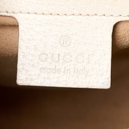 Gucci GG Supreme Monogram Small Osiride Top Handle Bag Beige Gold 6 of 12