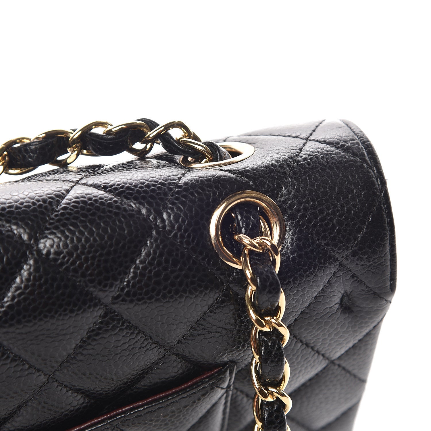 Chanel Caviar Quilted Medium Double Flap Black 17 of 17