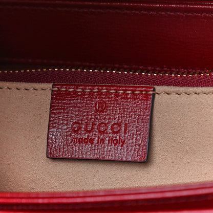 Gucci Azalea Calfskin Horsebit 1955 Shoulder Bag New Cherry Red 5 of 14