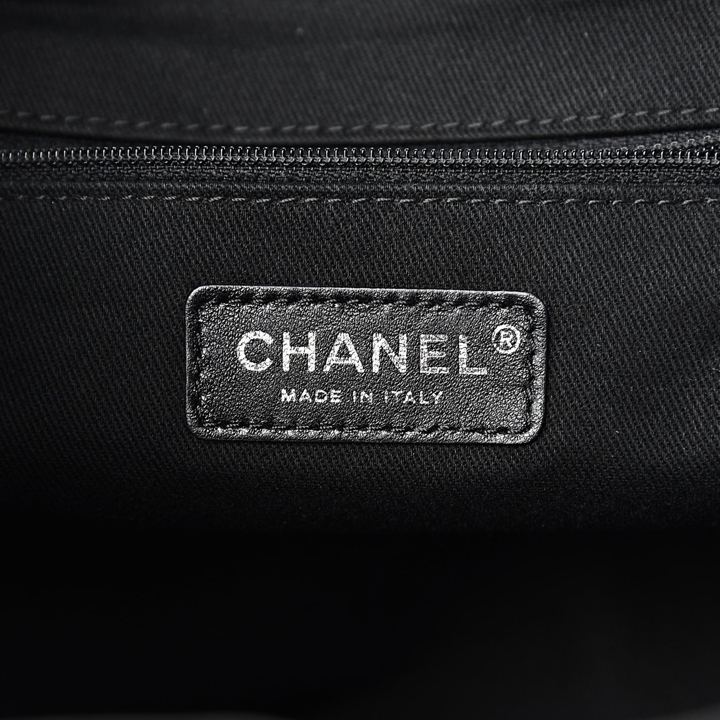 Caviar Stitched Backpack Black