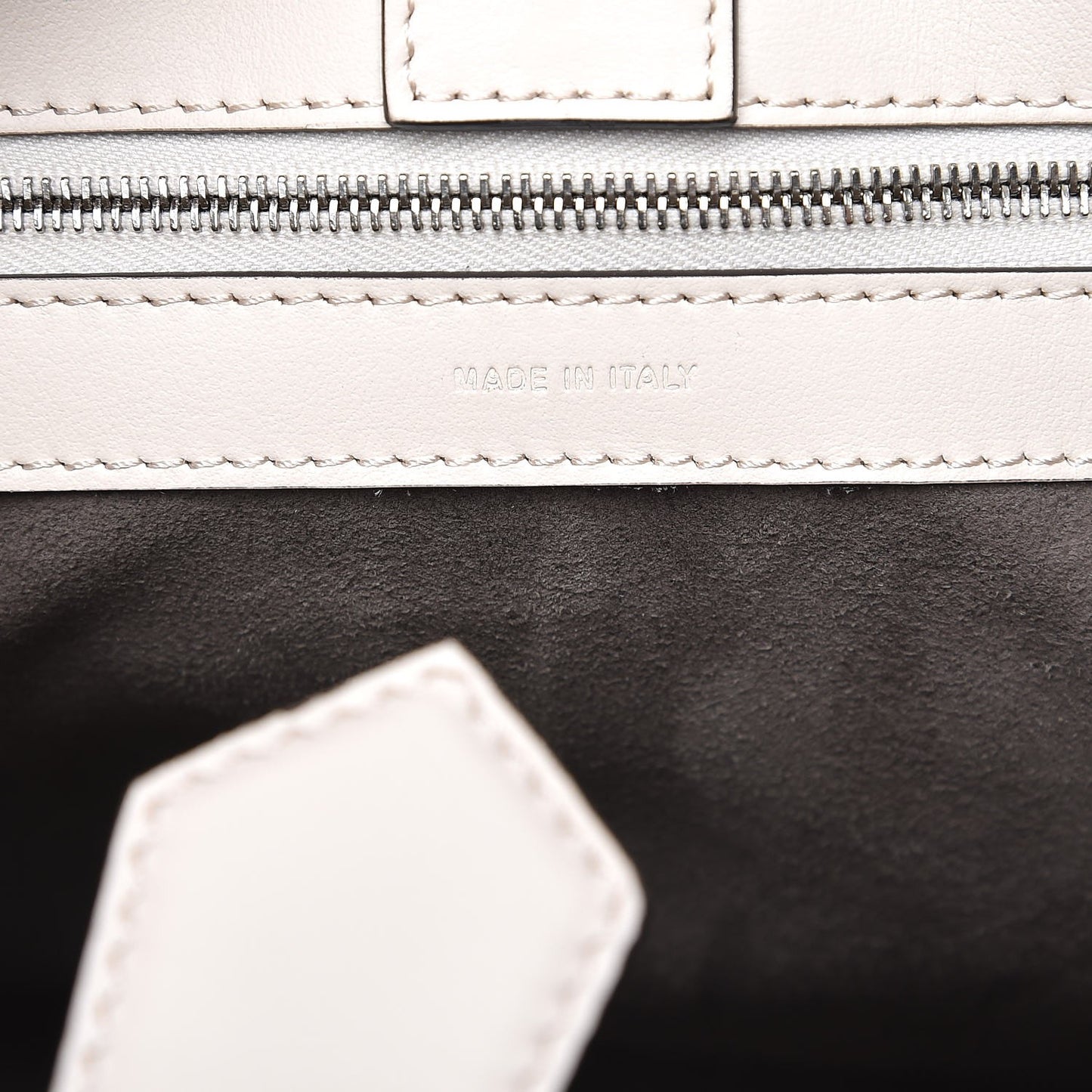 Vitello Century F is Fendi Whipstitch Bi-Color Small Runaway Satchel Camelia Orzo Multicolor
