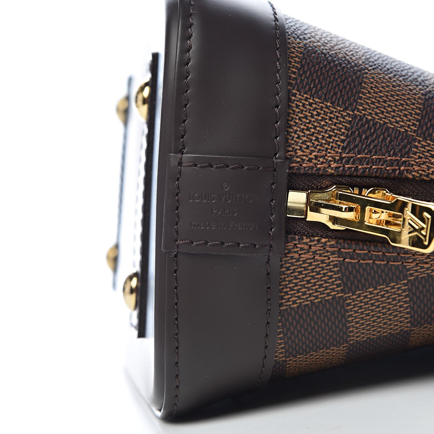 Louis Vuitton Damier Ebene Alma BB 6 of 9