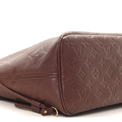 Louis Vuitton Empreinte Monogram Giant Neverfull MM Wine 8 of 10