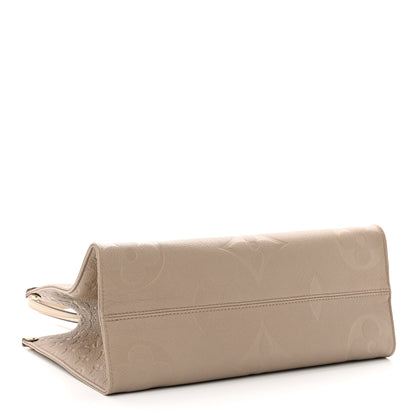 Louis Vuitton Empreinte Monogram Giant Onthego MM Tourterelle 4 of 10