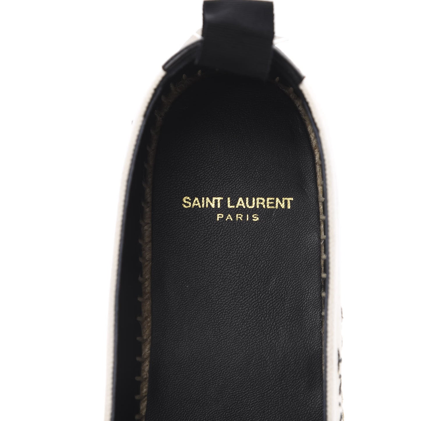 Canvas Nappa Elba Light Logo Embroidered Espadrilles 39 Panna