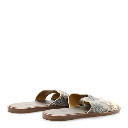 Hermes Lizard Mens Izmir Sandals 44 Ombre 5 of 9