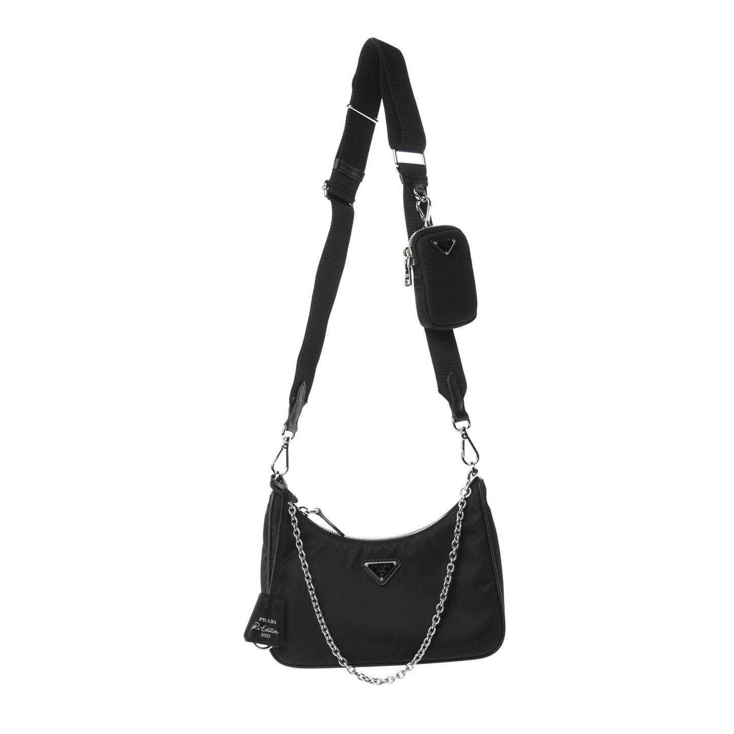 Nylon Re-Edition 2005 Shoulder Bag Black