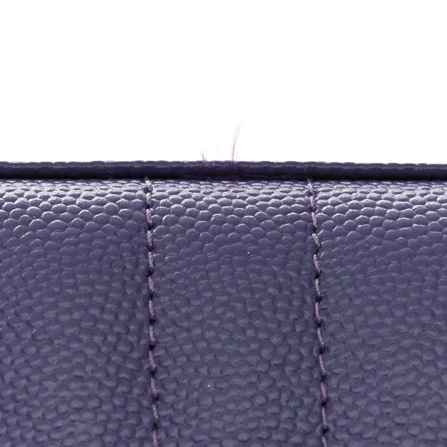Grain De Poudre Mixed Matelasse Triquilt Monogram Chain Wallet Dark Wisteria
