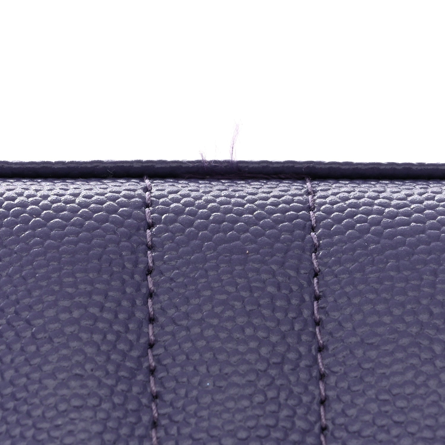 Saint Laurent Grain De Poudre Mixed Matelasse Triquilt Monogram Chain Wallet Dark Wisteria 10 of 10