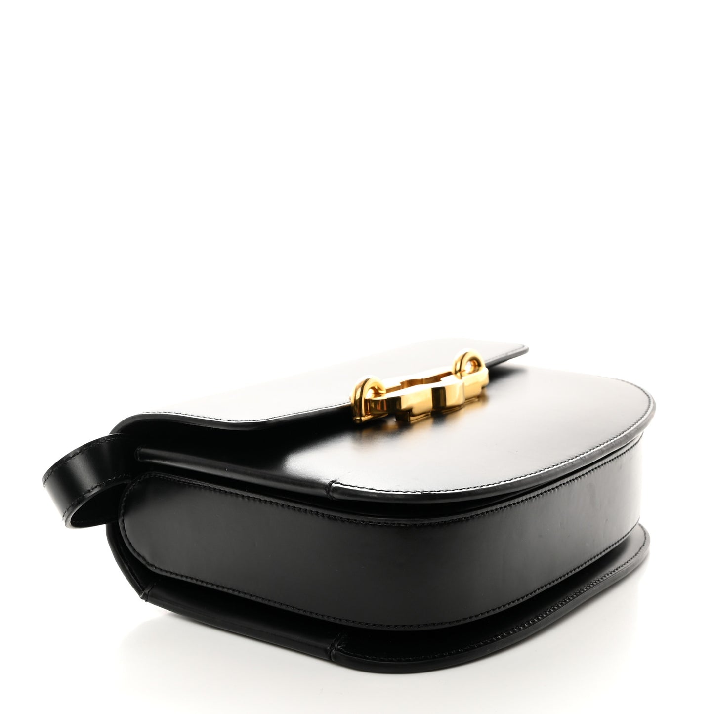 Super Lux Calfskin Small Pimlico Satchel Black