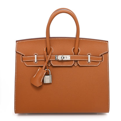 Hermes Epsom Birkin Sellier 25 Gold 1 of 11