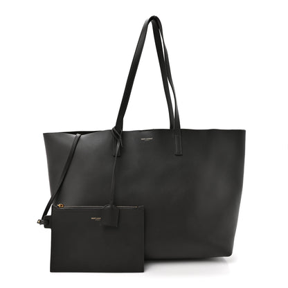 Saint Laurent Calfskin Large Shopping Tote Pebble 3 of 13