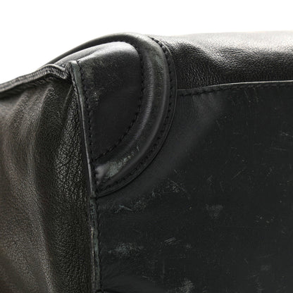 Celine Smooth Calfskin Mini Bi-Color Luggage Forest Black 12 of 29