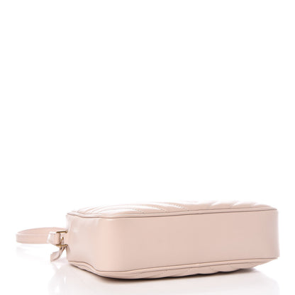 Saint Laurent Calfskin Matelasse Monogram Lou Camera Bag Washed Light Pink 4 of 10