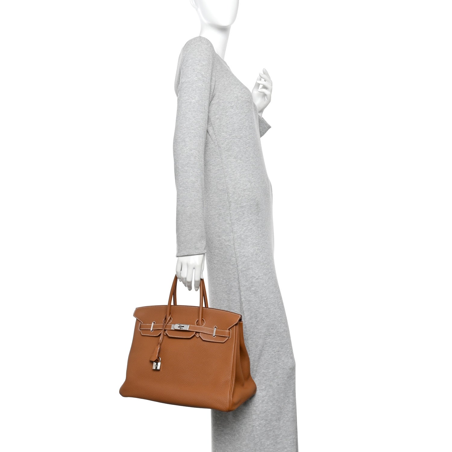 Hermes Togo Birkin 35 Gold 2 of 12