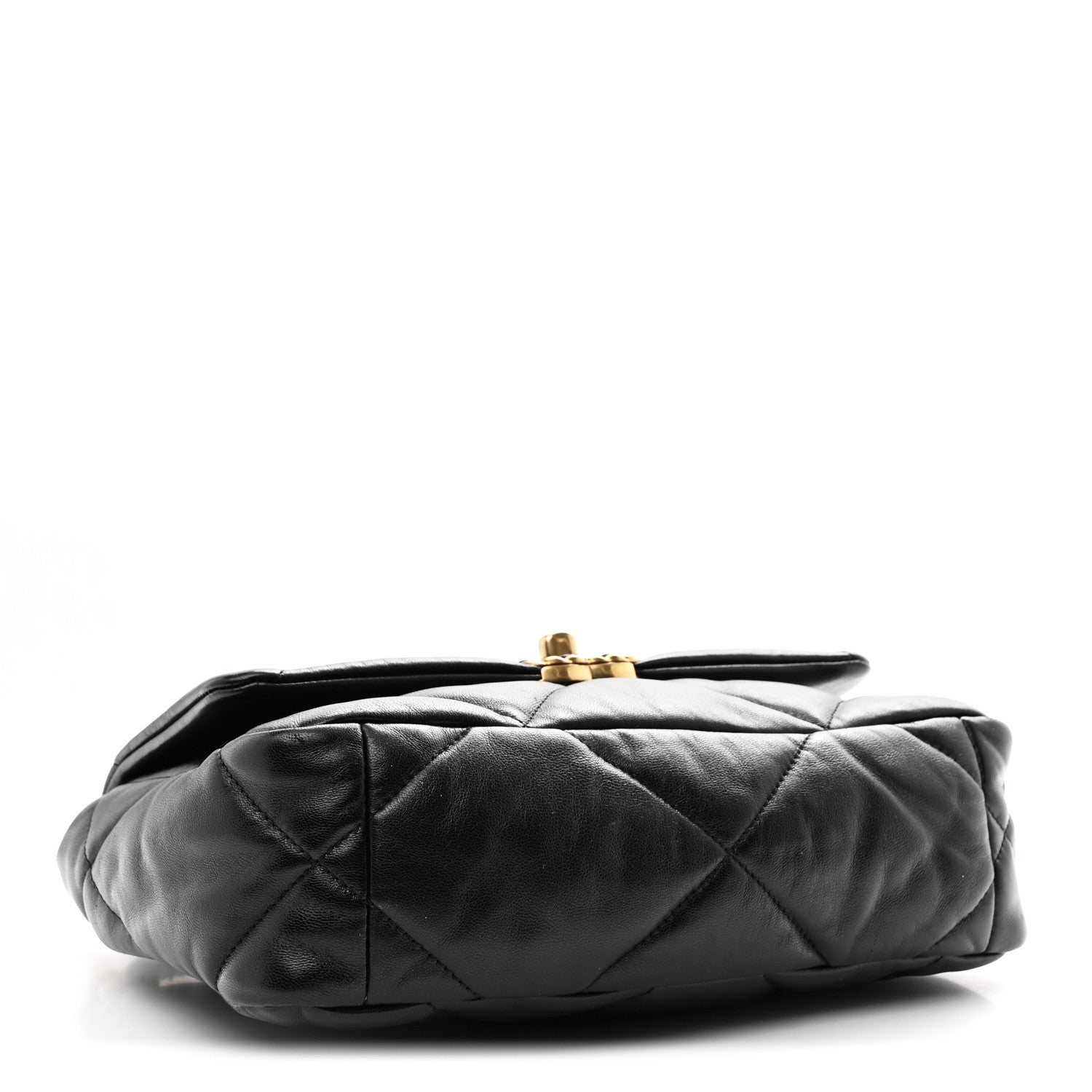 Chanel Lambskin Quilted Medium Chanel 19 Flap Black 3 of 9