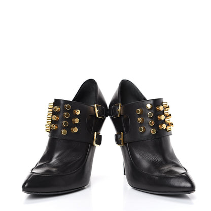 Gucci Nappa Studded Alexandra Ankle Boots 36.5 Black 6 of 13