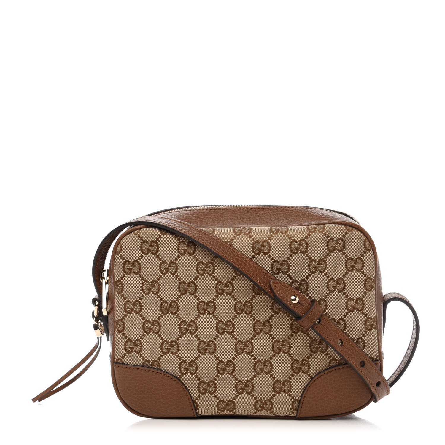 Gucci Monogram Mini Bree Messenger Bag Beige Tabacco 1 of 12