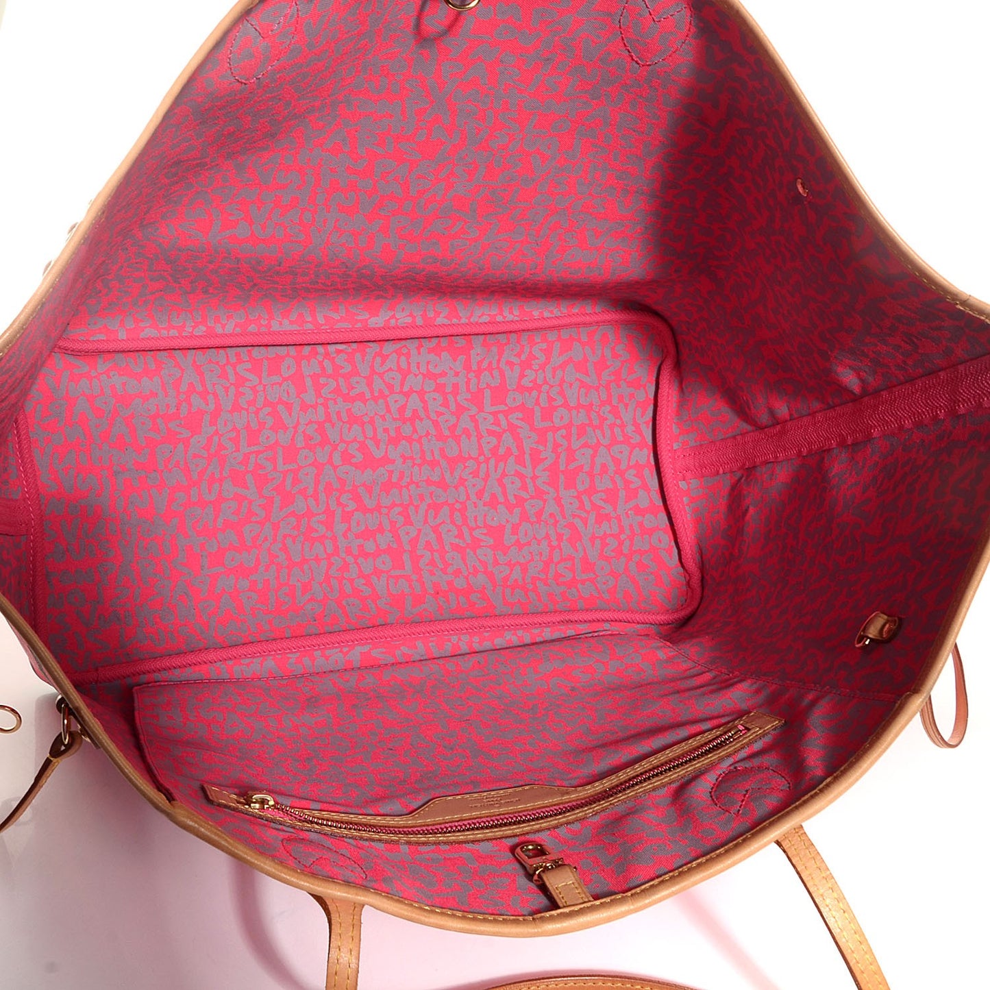 Monogram Graffiti Neverfull GM Fuchsia