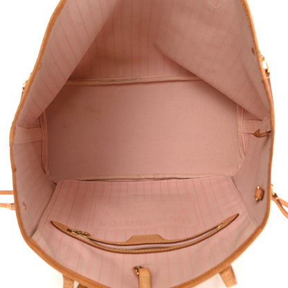 Louis Vuitton Damier Azur Neo Neverfull MM Rose Ballerine 5 of 12