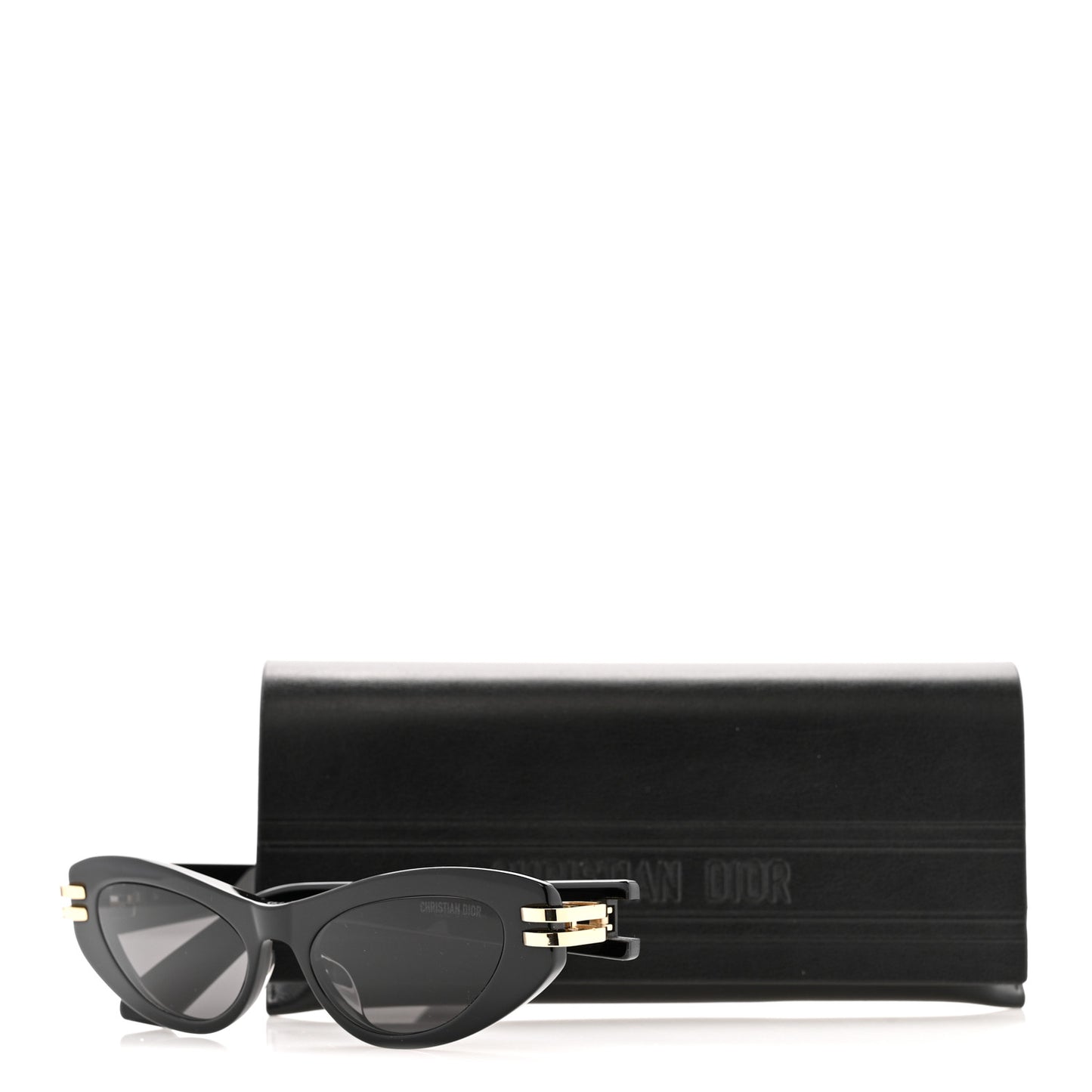 Acetate CDior B1U Cat Eye Sunglasses Black