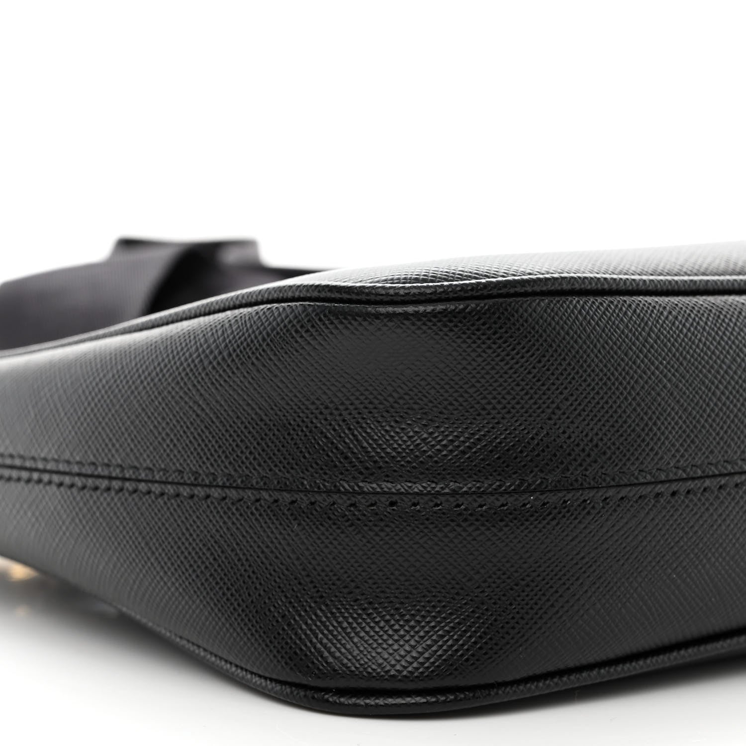 Prada Saffiano Lux Re-Edition 2005 Shoulder Bag Black 11 of 12
