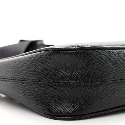 Prada Saffiano Lux Re-Edition 2005 Shoulder Bag Black 11 of 12