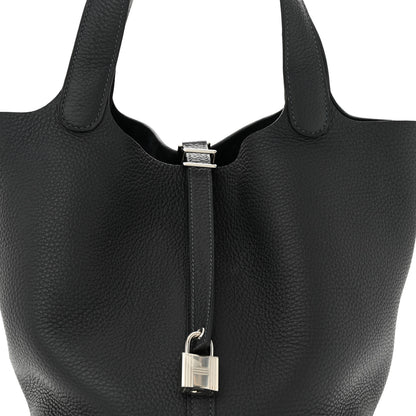 Hermes Taurillon Clemence Picotin Lock 22 MM Caban 8 of 11