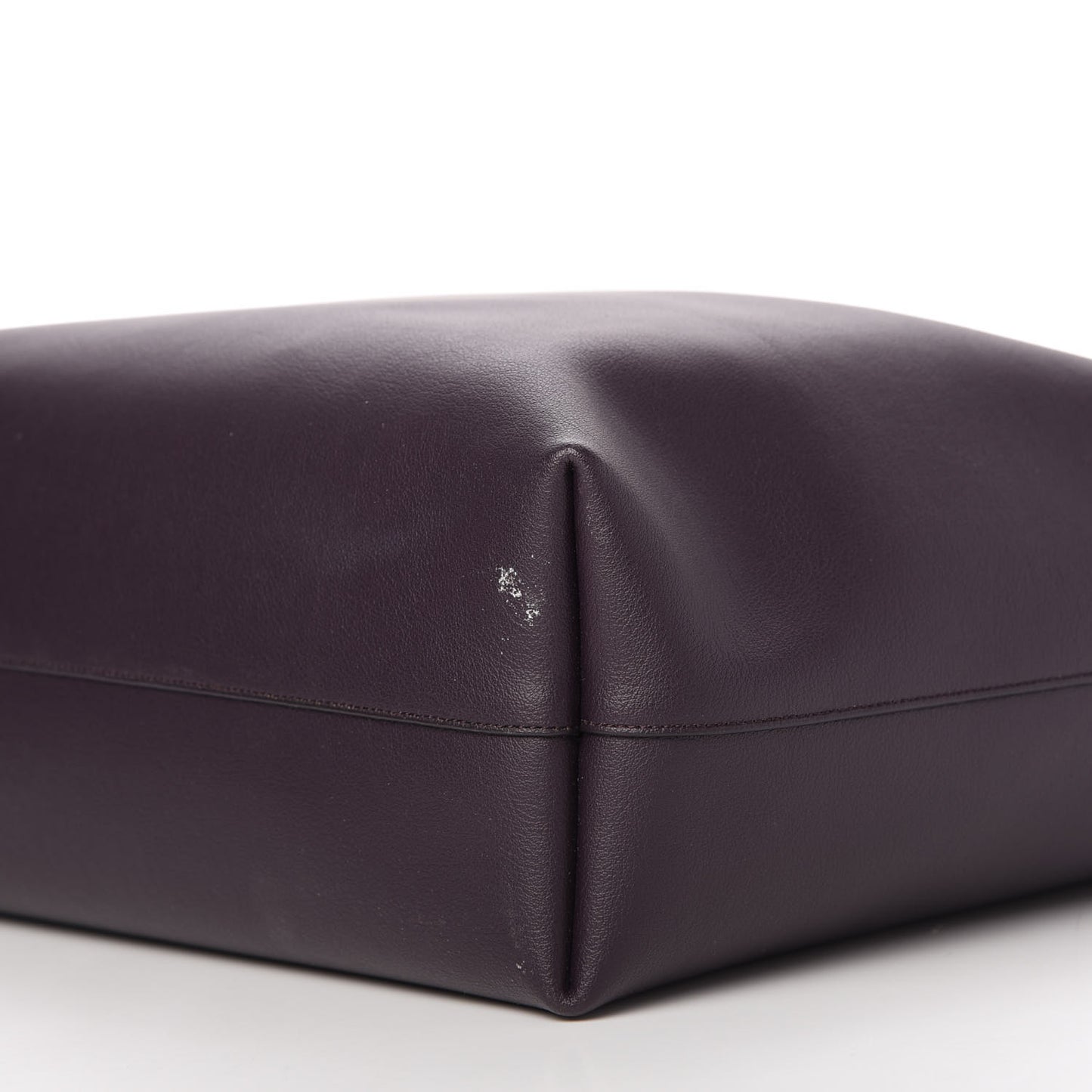 Calfskin Large Shopping Tote Purple