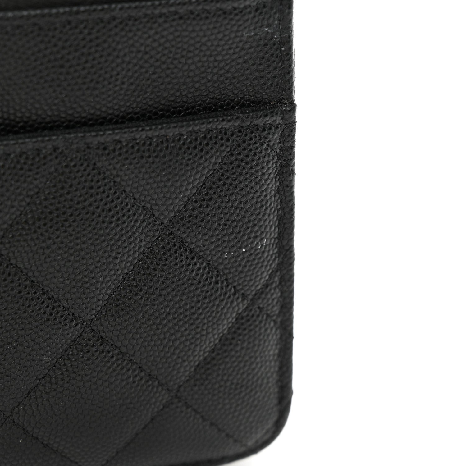 Chanel Caviar Quilted Crystal Enamel CC Wallet On Chain WOC Black 14 of 14