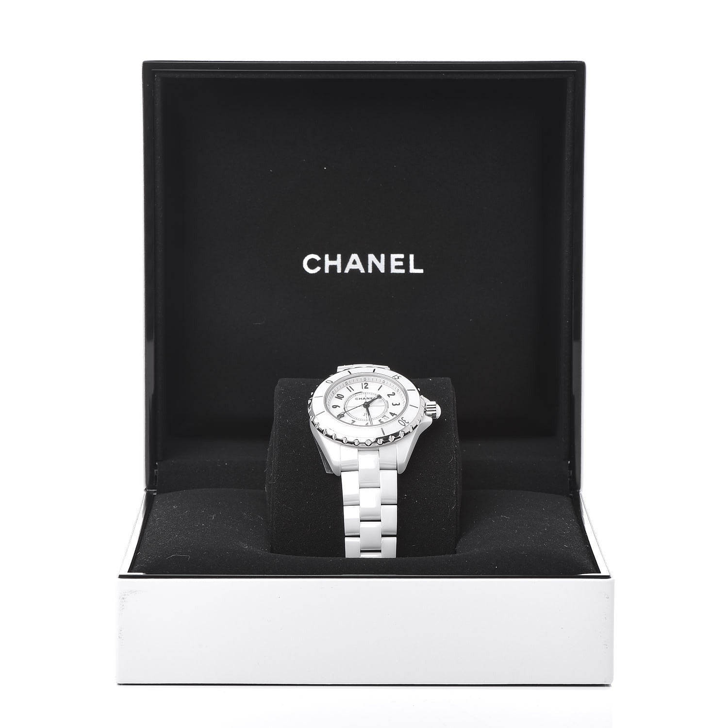 Chanel Stainless Steel Ceramic 33mm J12 Quartz Watch White 7 of 7