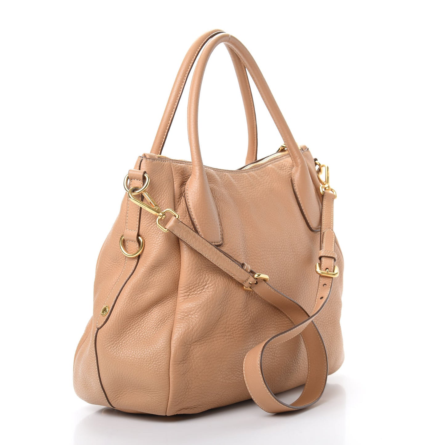 Vitello Daino Shopping Tote Sughero