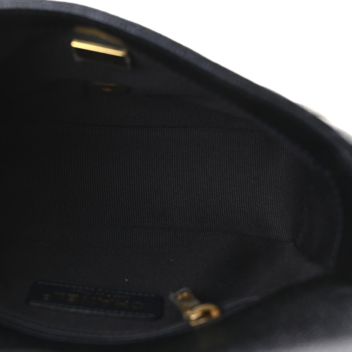 Iridescent Caviar Quilted Mini My Perfect Flap Black