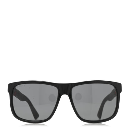 Gucci Web Square Frame GG0010S Sunglasses Black 2 of 8