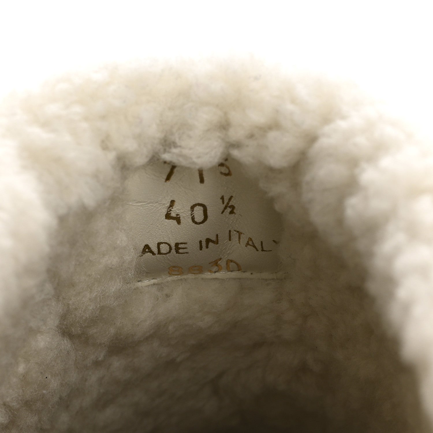 Prada Suede Shearling Triangle Logo Slippers 40.5 Deserto 9 of 9