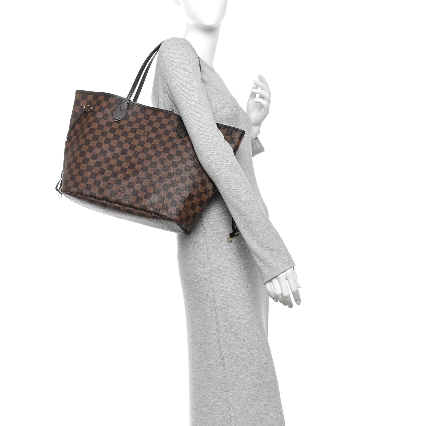 Damier Ebene Neo Neverfull MM  Rose Ballerine