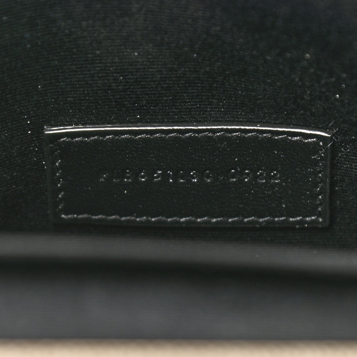 Saint Laurent Grain De Poudre Textured Mixed Matelasse Triquilt Monogram Clutch Greyish Brown 7 of 7