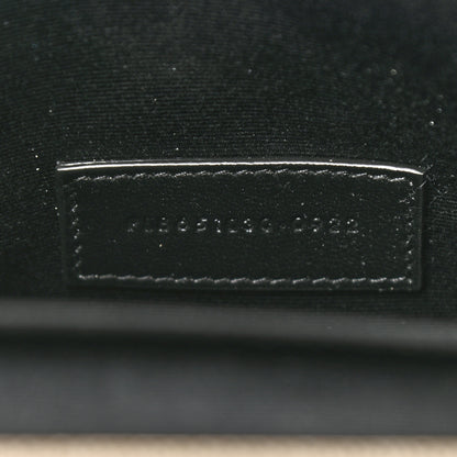 Saint Laurent Grain De Poudre Textured Mixed Matelasse Triquilt Monogram Clutch Greyish Brown 7 of 7