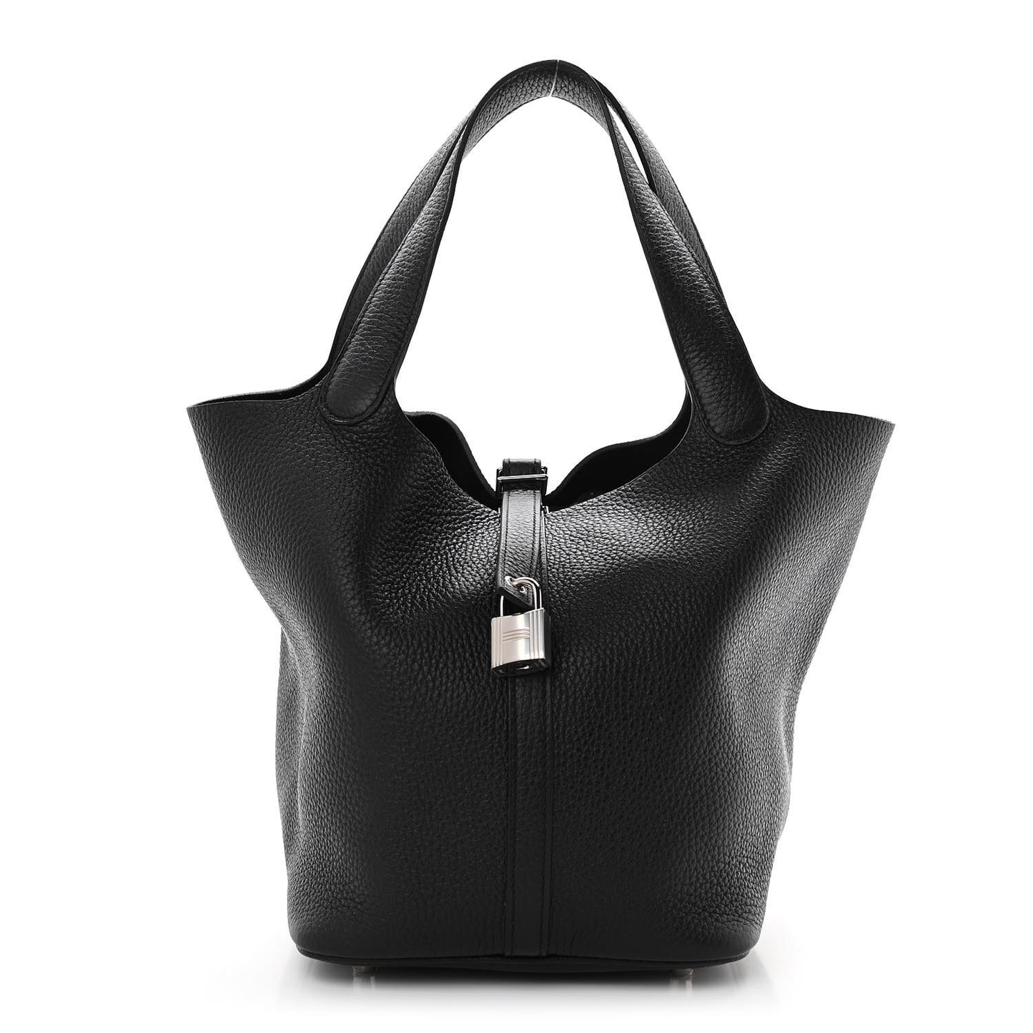 Taurillon Clemence Picotin Lock 22 MM Black