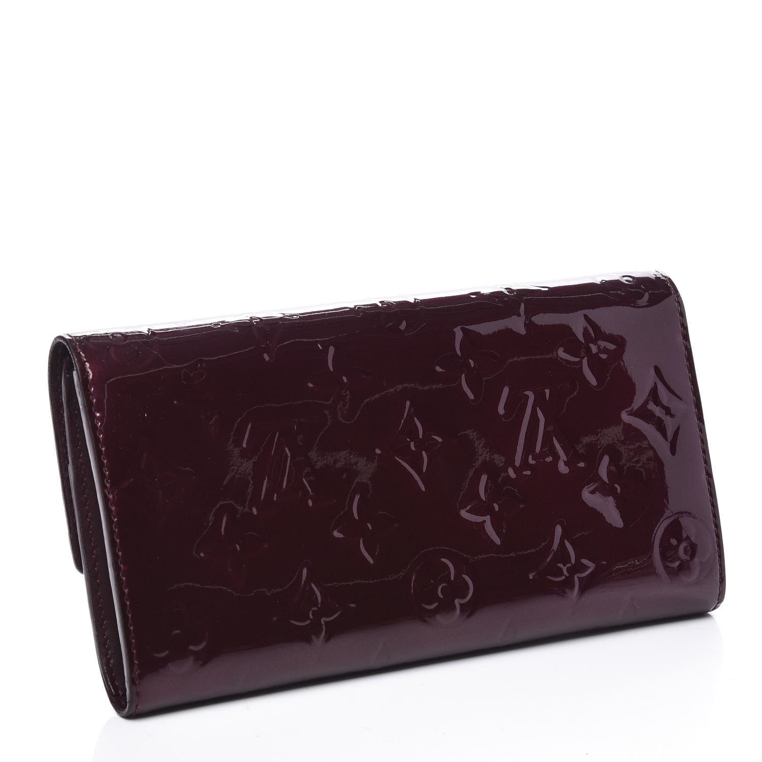 Louis Vuitton Vernis Sarah Wallet Rouge Fauviste 2 of 9